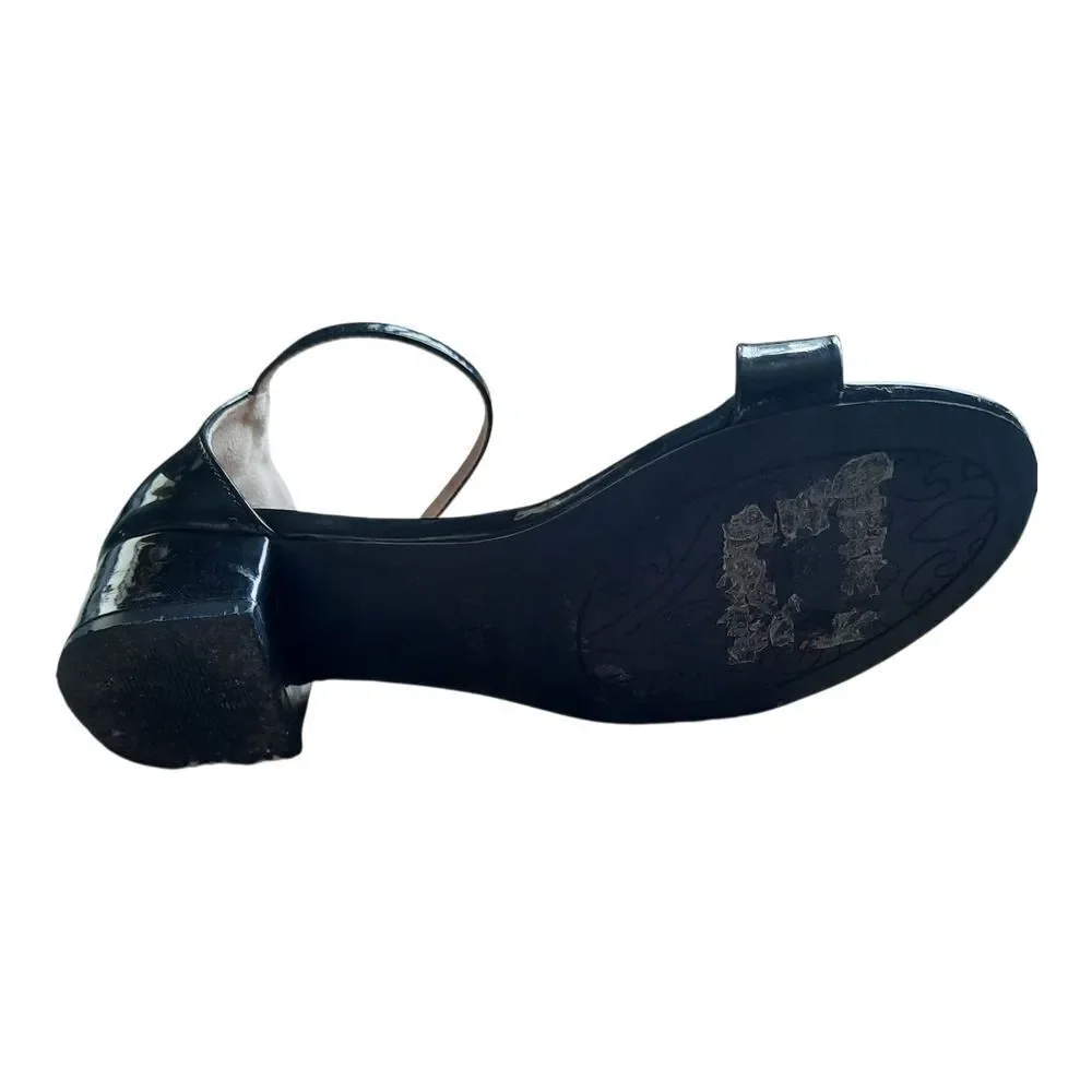 Link Shiny Black Kids Dress Shoes